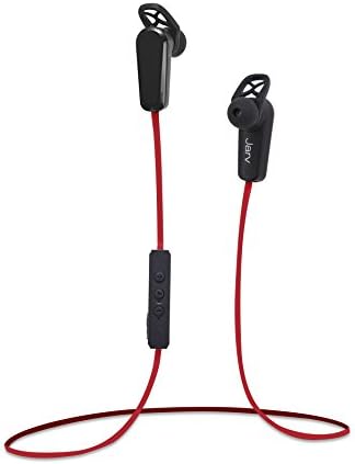 Jarv NMotion PRO Sport Wireless Bluetooth 4.0 Stereo Earbuds with Built in Microphone - Red (Up to 5 hours of playtime)