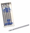 GROBET TUNGSTEN VANADIUM STEEL TWIST DRILL #77 PACKAGE OF 6 ISO NO. 014 .0512"