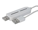 StarTech.com USB to USB Data Transfer Cable for Windows and Mac (PCMACLINK2)