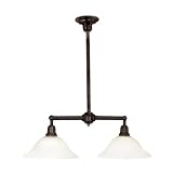 Bel Air 2-Light Trestle Pendant - Oil-Rubbed Bronze