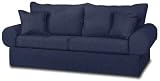 Chicago Navy Monroe Sofa