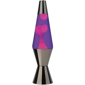 Lava Lite 14.3 Lava Lamp - Pink Purple Black Chrome Base from Lava Lamps