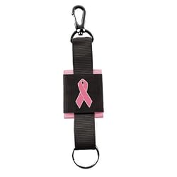 Breast Cancer Key Chain - Pink/Black