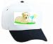 White Cap with cocktail, dog, labrador, drink, puppy
