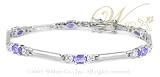 STUDIO 925: *MICHELLE LAVENDER CZ BRACELET*