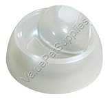 Catit Food Dish Replacement for Design Fresh and Clear Cat Drinking Fountain, White