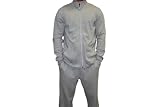 Hugo Boss - Hugo Boss Men's Zip Grey Cotton Complete Sweat Track Suit