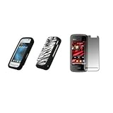 Nokia Nuron - Premium Zebra Stripes Design Soft Silicone Gel Skin Cover Cas ....