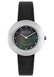 Skagen 569STLB Skagen Womens Titanium Black Leather Watch 569STLB