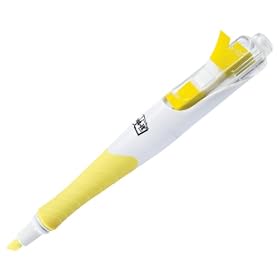 Post-it Flags  Highlighter, Yellow, One Highlighter loaded with 50 Flags (689YEL)