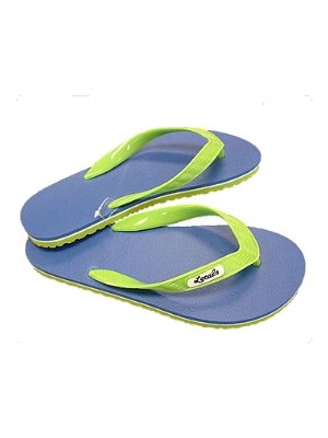 Locals Flip Flops Hawaiian Slippahs- Blue/Green