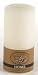1.9"x4" Unscented Textured Pillar, Antique White