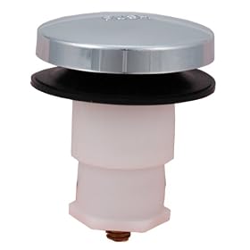 Buy Bathtub Drain Stopper, Fit Tip Toe Type, Chrome Finish - Plumb USA by Plumb now!