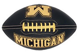Michigan Wolverines Roadster Embroidered Full Size Football