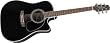 Takamine EF341SC Acoustic-Electric Guitar, Black