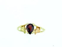 10K yellow-gold Pretty Ladies Black Hills Gold Garnet (January Birthstone)