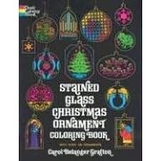Stained Glass Christmas Ornament Coloring Book (Dover Coloring Book)
