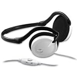 Genius HS-02i Foldable Neckband Stereo Headset (White)