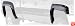 Bushwacker Chevrolet Pocket Style Fender Flare Set of 4