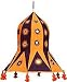 ShalinCraft Lampshades Multicolored Applique Embroidered Fabric Indian-Style
