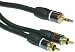 Premium 2 RCA Male to 3.5mm Stereo Male, 25 ft