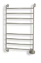 Warmrails Hardwire/Softwire Kensington Wall Mounted Towel Warmer and Drying Rack, Satin Nickel