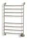 Warmrails Hardwire/Softwire Kensington Wall Mounted Towel Warmer and Drying Rack, Satin Nickel