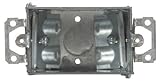 Bx/50: Raco Steel Switch Box With Romex Clamps (8471)