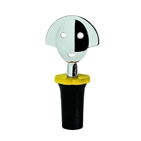 A di Alessi Anna Stop 2 Press Cap, Black, (AAM06 B)