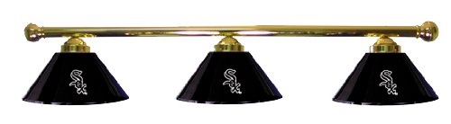 Chicago White Sox Pool Table Light - Brass Bar