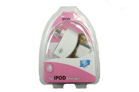 Premium Apple Ipod Rapid Travel/Home/Wall Charger for Ipod / Mini / Nano / Video / iPhone