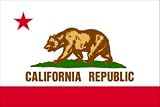10 x 15 Feet California Nylon - indoor State Flags Made in US.