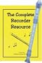 Recorder Pack: Yamaha Blue Soprano Recorder with Complete Recorder Resource Book & CD