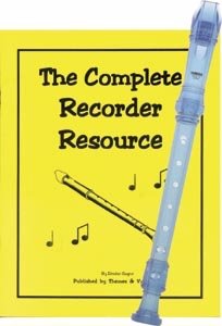 MusicalInstruments: Recorder Pack. Yamaha Blue Soprano Recorder with Complete Recorder Resource Book & CD