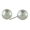 White Akoya Pearl Earrings - 67 mm.