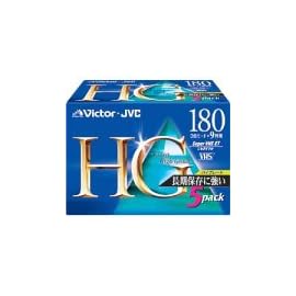Victor 180分ビデオテープ5本パック(ハイグレード) [5T-180HGK]