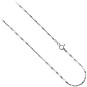 Sterling Silver 1mm Popcorn Chain Necklace 14" 16" 18" 20" 24" 30"