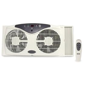 Holmes Products Accutemp Twin Window Fan