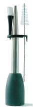 iSi K8610 Pro Silicone Standing Baster Set, Black/Stainless Steel