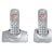 Panasonic TG1102E Twin DECT Cordless Telephone - Silver