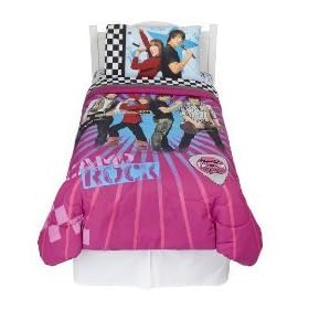 Camp Rock Single Bed Padded Duvet,Sheet Set&Free Pillow