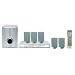 Coby DVD-727 5.1 Channel DVD Player with Home Theater Speaker System