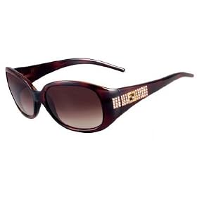 FENDI FS485R 238 HAVANA PLASTIC SUNGLASSES