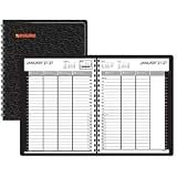 At-A-Glance 70-247-05 Weekly Appointment Book, 24 Hrs/Day, 7 Days/Wk, 8-1/4 x 10-7/8, Black