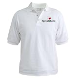 I Love Spreadsheets Humor Golf Shirt by CafePress
