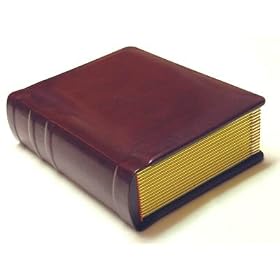 Professional 5x7 Burgundy Slip-In Wedding/Parent Photo Album holds 30 Photos