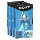 Sony T 120VR - Premium Grade - VHS tape - 4 x 120min