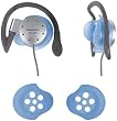 Panasonic RP-HS11 Water-Resistant Lightweight Sport-Clip Headphones with Washable Pads (White)