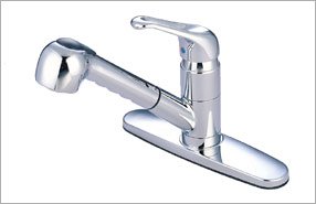 1 Handle Pull Out Polished Chrome