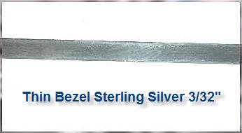 Bezel Wire .999 Fine Silver Flat 3/32